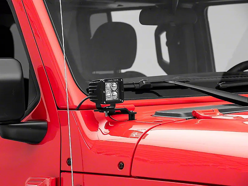 KC HiLiTES APillar Mount Light Bracket Set 1823 Jeep Wrangler JL/4xe